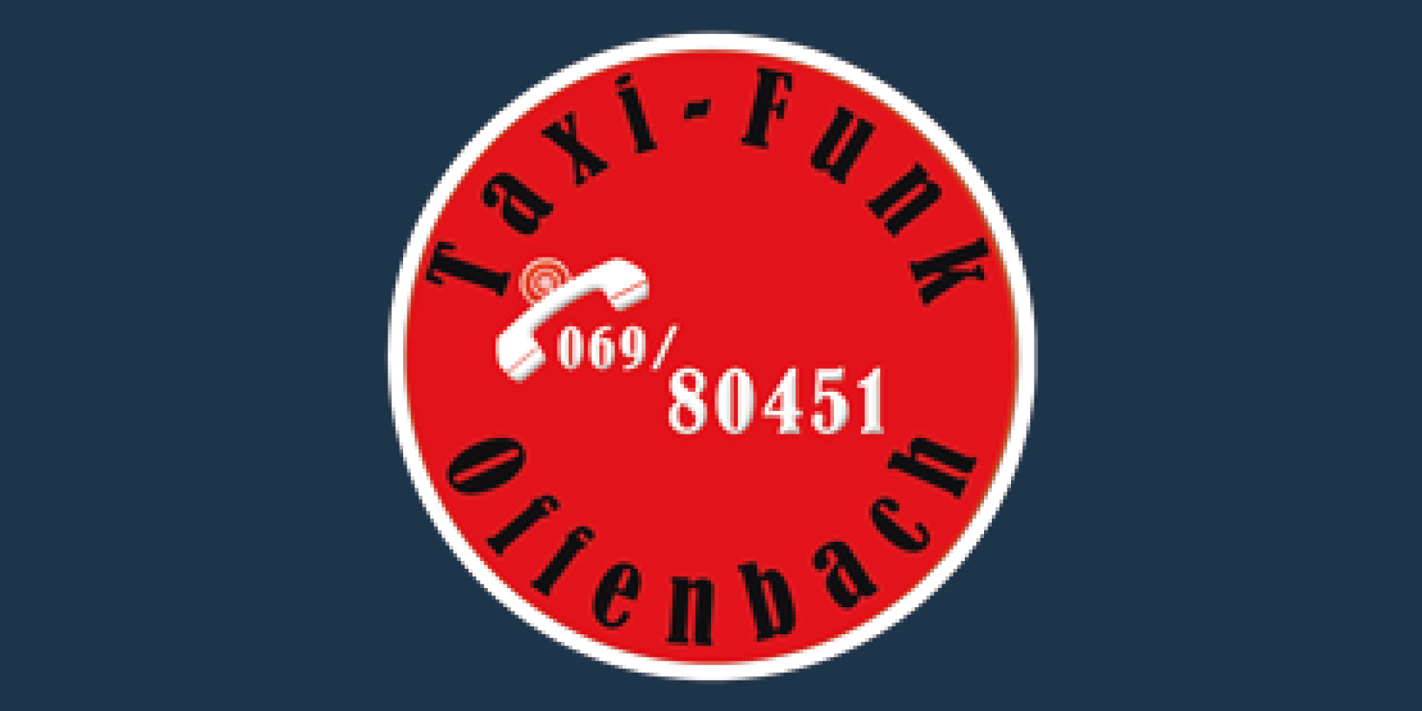 Logo von Taxi-Funk Offenbach f&uuml;r professionellen Taxi- und Fahrservice in Offenbach und Umgebung.